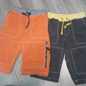 Mini Boden Long techno shorts size 7